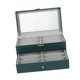 thumbnail image 5 of Estuche para gafas Organizador de almacenamiento de gafas de sol,Almacenamiento de gafas de ,Soporte de exhibición de gafas para hombres verde, 5 of 9