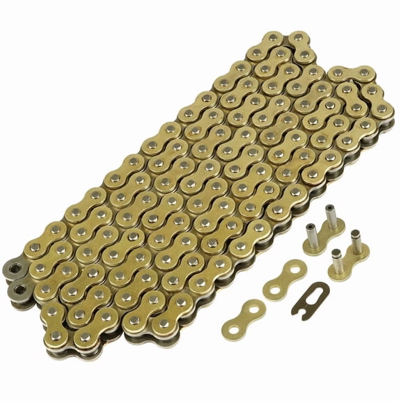 Golden Drive Chain for Dirt Bike Motorcyce Quad 520-Pitch 120-Links Non O-Ring