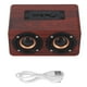 thumbnail image 1 of Altavoz Bluetooth retro de madera con subwoofer - Altavoz estéreo para tableta doméstica (grano de madera marrón), 1 of 10
