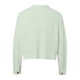 thumbnail image 5 of TYGHBN Womens Western Jacket Womens Casual Cropped Jackets Button Down Long Sleeve Shirts Jacket with Pockets Casual Jackets for Women for Winter Fuzzy Zip up Hoodie Women Knit Sweatshirt Band Tees, 5 of 5