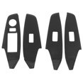 thumbnail image 2 of 4Pcs Interior Door Panel Cover Trim Carbon Fiber Decor Sticker Fit for  3 Axela 2016-2020, 2 of 8