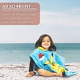 thumbnail image 4 of Franco Pokemon Anime Kids Beach/Pool/Bath/Camping Hooded Towel Poncho 24" X 22", Absorbent Cotton Cover up, Official Licensed Pokemon Product, 4 of 6