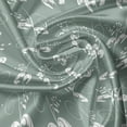 thumbnail image 5 of Ambesonne Green Valance Pack of 2, Victorian, 42"X18", Pale Sage Green White, 5 of 5