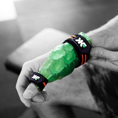 KOOL'N FX Hot & Cold Therapy, HAND & WRIST Gel Pack with Adjustable Straps - Great for Carpal Tunnel, Arthritis, Rheumatism, Tenosynovitis, Tendonitis & More [Medium/Large, Left]