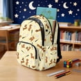 thumbnail image 4 of Xixirimido Cute Dachshund & Paw Baseball Print 17" School Backpack for Girls Boys High School Book Bag Cute Backpack Lightweight Middle School Back Pack Daypack Elementary, 4 of 8