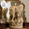 thumbnail image 5 of Miyuadkai 3D Wing Woman Candle Silicone Mold – DIY Epoxy Resin Mold for Aromatherapy Candle, Gypsum, Lion Wing Masked Woman Design, Fall Crafting, Halloween Decor, October Art Project, 5 of 7