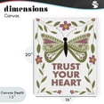 thumbnail image 4 of Stupell Industries Traditional Trust Your Heart Symmetrical Canvas Art, 16 x 20, by Susan Ball, 4 of 8