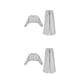thumbnail image 4 of Guardurnaity Chica Casual Crop Tops Pantalones Conjunto Primavera Viajar Senderismo Fiesta Ropa de algodón Pantalones con cordón Regalo de Gris 110cm 2Conjunto, 4 of 6