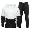 thumbnail image 3 of TrdSipl Tracksuits for Men 2 Pieces Hoodies with Sweatpants Sets Hiking Jogging Sweatsuit Sets for Men Loose Fit Comfy Athletic Suit Sets, 3 of 9