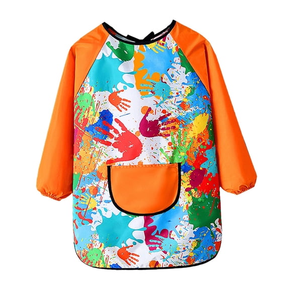 Kids Art Smock Painting Apron Lightweight Art Class for Baking Handwork Baby C L