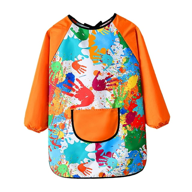 veasfak Kids Art Smock Painting Apron Lightweight Art Class for Baking Handwork Baby