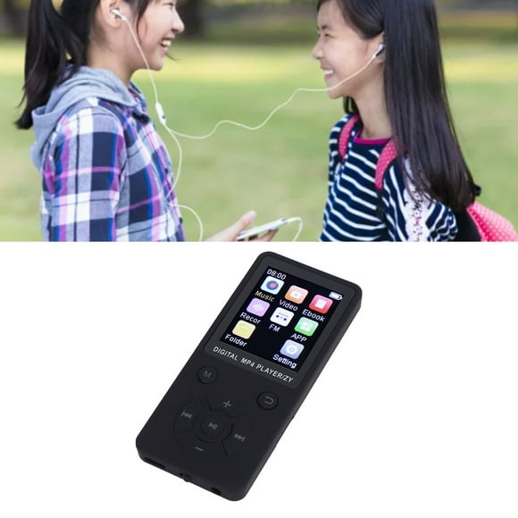 Lecteur MP3, Lecteur MP3, Portable HiFi Son Sans Perte Lecteur MP3 avec Écouteurs, Enregistreur Vocal pour Sports Course