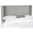 Safavieh Keegan Winged Tufted Headboard with Nail Heads