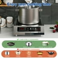 Burners Induction Cooktop 9" Coils 1800W/120V for Even Heating Hot