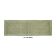 thumbnail image 3 of Better Trends 20"x 60" Premium Bathroom Runner Rug 100% Cotton Soft Reversible Tufted Bath Mat Water Absorbent Ideal for Easy Care in Bathroom and Shower Areas, (Sage)- Edge Collection, 3 of 4