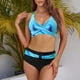 thumbnail image 2 of Gibobby Conjunto de Bañador Sexy Conjunto de traje de baño para mujer, conjunto de sujetador superior, Bikini con relleno, ropa de playa con estampado de(Azul,M), 2 of 5