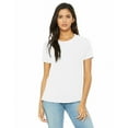 thumbnail image 2 of BELLA+CANVAS Ladies Crew Neck Personalized T-Shirt, Create your own Designs, White, Large, 2 of 8