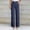 Dark Blue*, variant on Women's Pants Comfortable Loose Fit Straight Leg Everyday Wear Relaxation Chic Casual Trousers
