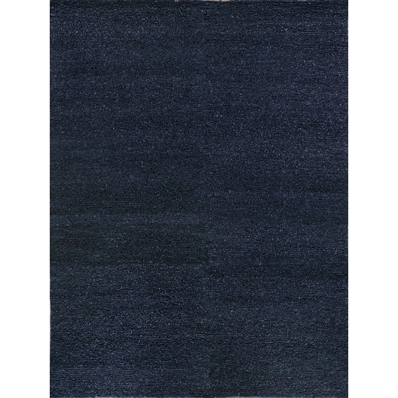 Exquisite Rugs Area Rug Borelli 6X9 Handmade Handloomed New Zealand Wool Navy