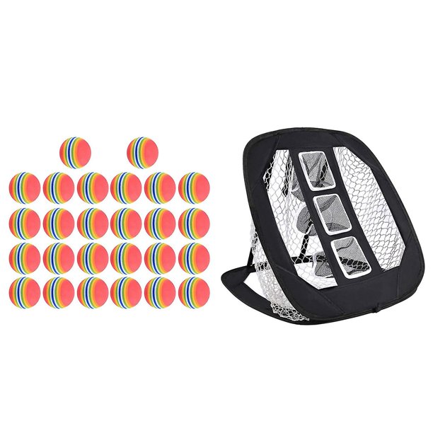 Paquete de 26 pelotas de golf Eva Rainbow Soft compatibles con práctica de golf en interiores y exteriores