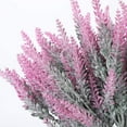 thumbnail image 2 of MINKUROW Artificial Lavender Flowers Fake Plants with Faux Plastic Wedding Bouquet for Table Centerpieces Home Kitchen Garden Farmhouse Decor 8Pcs Fuchsia, 2 of 6