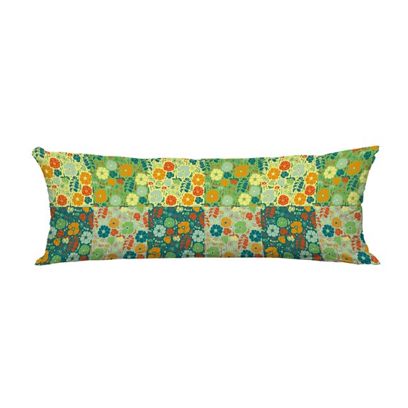 ECZJNT Floral Colorful Set Colorful Variations Pillow Cover Body Pillowcase Pillow Protector 20x60 Inch