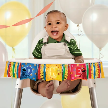 Sesame Street  Everyday  1st Birthday Deluxe High Chair Decoration (1pc) price history on PriceWatchPro