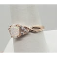thumbnail image 5 of Size 9, White Fire Opal Topaz Rose Gold Ring, 5 of 6