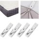 thumbnail image 1 of Juego de 4 correas ajustables de soporte para sábanas con clips para sábanas ajustables y correas elásticas utilizadas para sábanas, protectores de colchones y cojines de sofá, 4 piezas - cortas oso de fresa Electrónica, 1 of 5