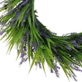 thumbnail image 4 of Mainstays 18'' Diameter Indoor Artificial Lavender Wreath, Purple Color, 4 of 5