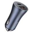 thumbnail image 1 of compatible Baseus Golden Contactor Pro Dual Quick Car Charger 40W - Dark Grey_Perfect Gift, 1 of 1