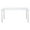 White, variant on OSP Home Furnishings 60” Writing Desk with White Laminate Top and White Finish Metal Legs