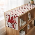 thumbnail image 6 of Table Runners 70 Inches Long Dress Scarves, Valentine's Day Farmhouse Coffee/Dining/Kitchen Table Decor, Holiday Table Runner, Farmhouse Red Gnomes Love Balloons 13x70 Inch, 6 of 9