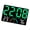 Green light, variant on Multifunctional LED Digital Clock With Humidities Sensors Alarm Timers Design Easy To Read For Living Room