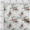 thumbnail image 2 of oneOone Cotton Poplin White Fabric Florals Sewing Fabric By The Yard Printed Diy Clothing Sewing Supplies 42 Inch Wide, 2 of 4