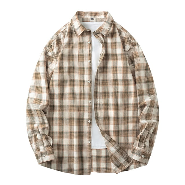 Blusa y camisa de manga larga con cuello vuelto para hombre Blusa de poliéster con solapa y bolsillos con botones de celda Return To The Ancients para hombre