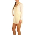 thumbnail image 2 of Elevenparis Womens Solid Shortalls shortbread S, 2 of 6