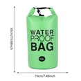 thumbnail image 4 of Bolsa flotante de agua de lona de PVC para mochila seca impermeable al aire libre 5L/10L portátil Ehuebsd Para Estrenar, 4 of 4