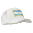thumbnail image 5 of Argentina Flag Patched Mesh Cap - White OSFM, 5 of 5