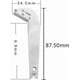 thumbnail image 3 of Drill Bit Gauge 118 Degree Stainless Steel Precision Angle Measurement Tool, 3 of 5