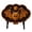 A Black, variant on Ginger cookie House Shaped Mold Spooky Halloween Decor for Home Baking and Seasonal Kitchen Display