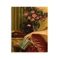 thumbnail image 1 of Moody mujer retrato pintura al óleo lienzo póster victoriano pared arte impresiones alteradas pintura surrealista oscuro Academia Decoración, 1 of 4