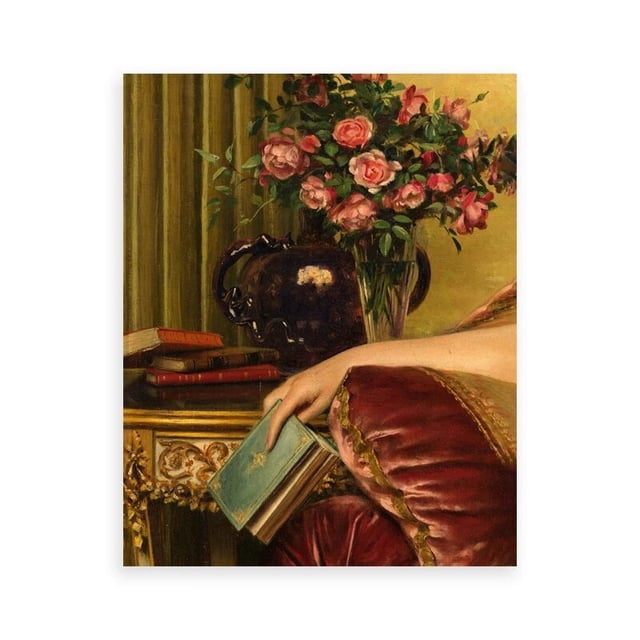 Moody mujer retrato pintura al óleo lienzo póster victoriano pared arte impresiones alteradas pintura surrealista oscuro Academia Decoración