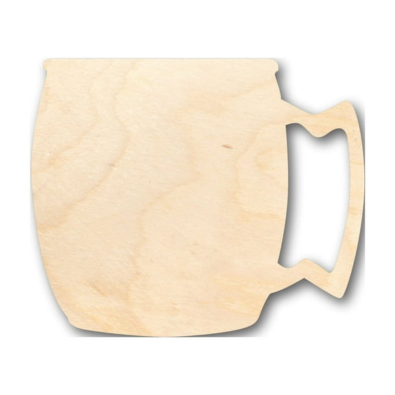 Unfinished Wood Moscow Mule Shape - Craft - up to 46" DIY 6" / 1/8"