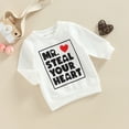 thumbnail image 4 of Gupgi Baby Valentine'S Day Pull-Over Filles Garçons Manches Longues Coeur Imprimé Sweat-Shirt Tops, 4 of 8
