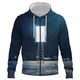 thumbnail image 1 of Chaqueta con capucha y cremallera con estampado 3D de cielo creativo para hombre y mujer, ideal para primavera y otoño., 1 of 6