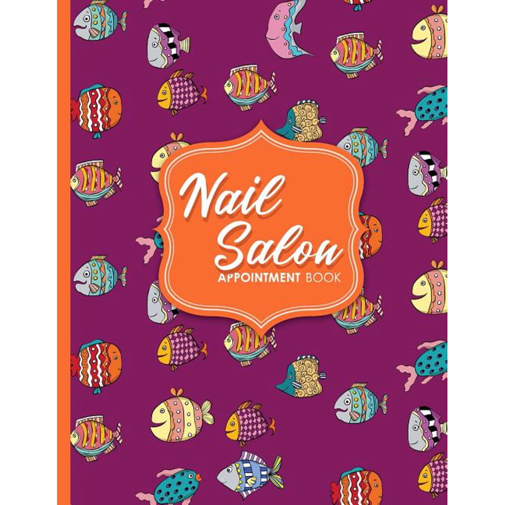 Nail Salon Appointment Book 7 Columns Appointment Organizer Planner