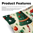 thumbnail image 2 of Christmas Tree Luxurious Velvet Throw Pillow Inserts with Unique Patterns - Set of 2 (16x16, 18x18, 20x20 Inches) for Bed, Chair Pillow Covers for Any Occasion, 2 of 6