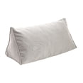 thumbnail image 4 of jifeng Back Cushion Backrest Bedding Accessory with Zipper Living Room Throw Pillow Light Gray, 4 of 9