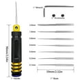 thumbnail image 3 of Precision Knife Hobby Cutting Tool 0.1/0.2/0.4/0.6/0.8/1.0/2.0mm Blades for Carving Engraving Cutting Building Making DIY Tools (1 Set ), 3 of 6